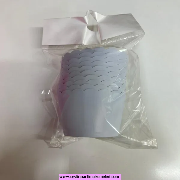 Makaron Lila Cupcake Kabı